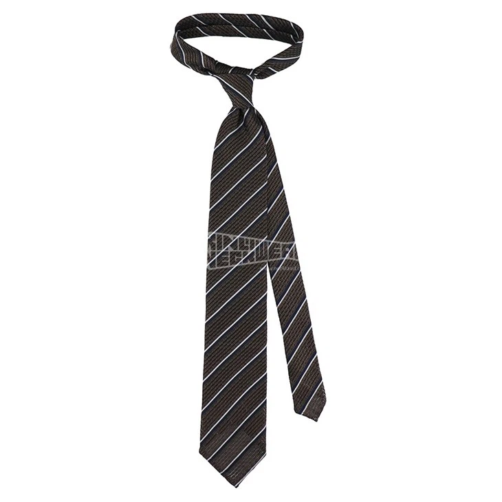 black silk grenadine tie