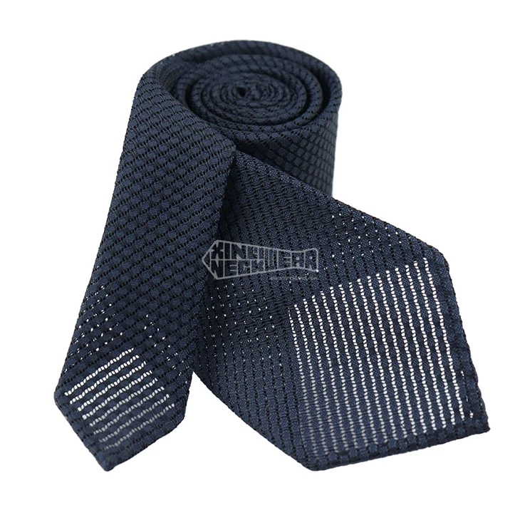 black grenadine tie